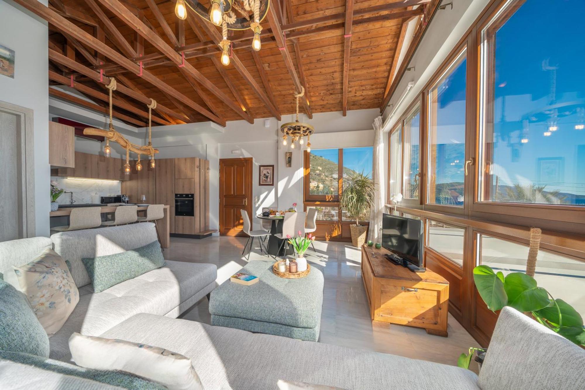 Sea Rock Apartment Айя-Евфимия Экстерьер фото