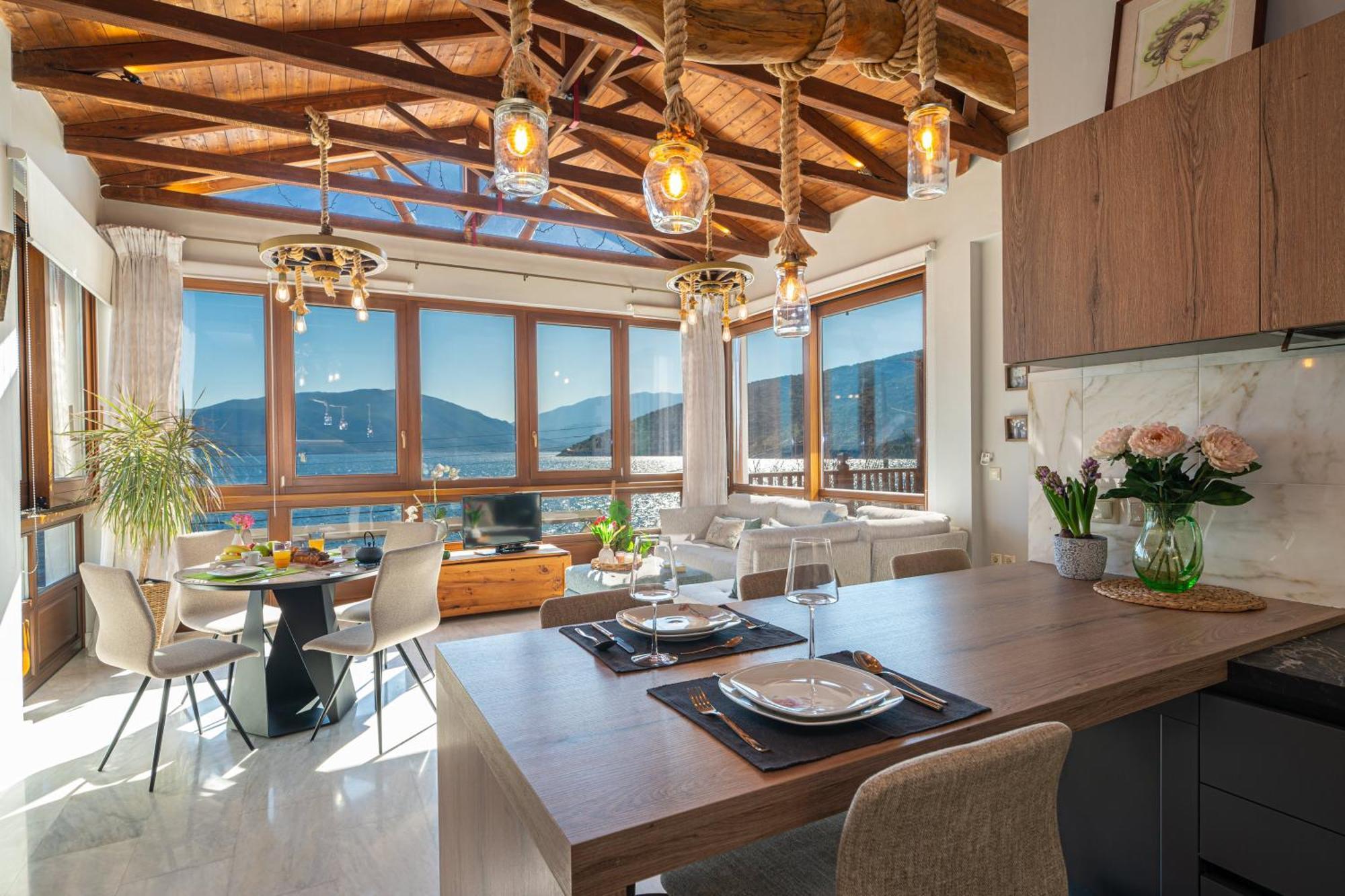 Sea Rock Apartment Айя-Евфимия Экстерьер фото